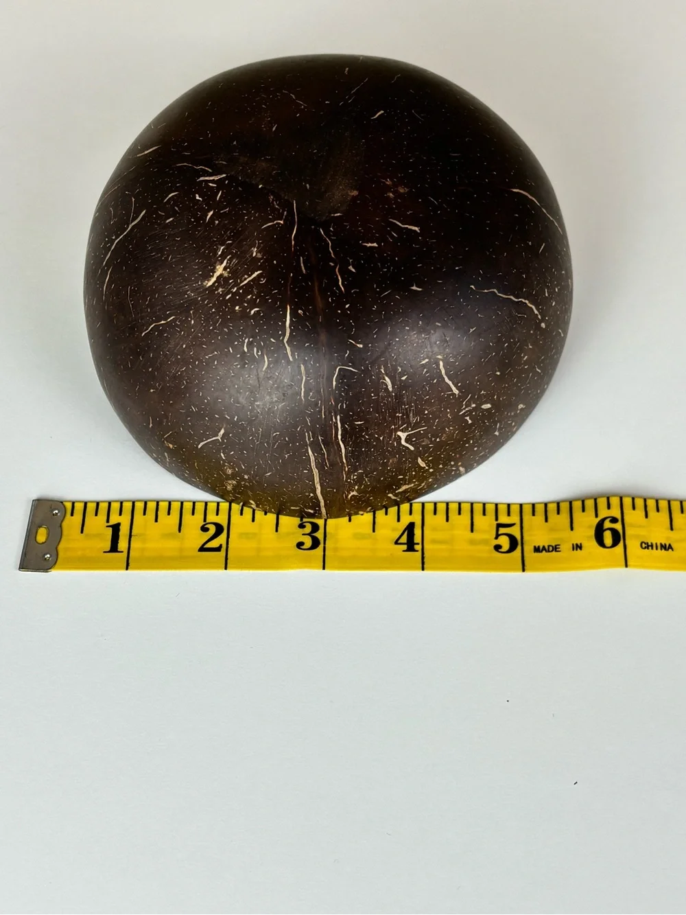 Coconut Shell Bowl with wooden Spoon - Natural Dark Brown